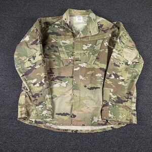 Propper Utility Coat Mens L-R ACU OCP Camouflage Army Combat Uniform EUC
